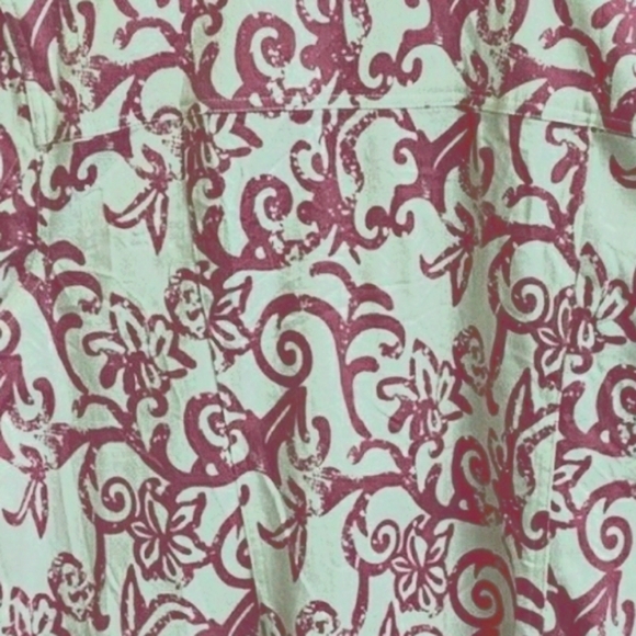 Pink Coral Medium Cropped Tropical Floral Vintage Jacket - Picture 3 of 6